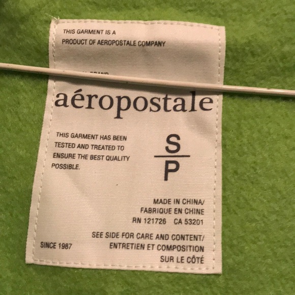 Aeropostale Green Women’s Hoodie S (NWT) - Picture 3 of 5